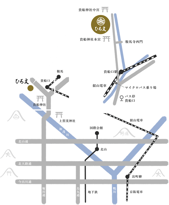 京都木津川 川辺の席料理 River Terrace 交通案内マップ